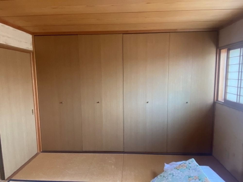 北方町H様邸のリフォーム前2階和室。来客用として使われていたが、同居に伴い子ども部屋に用途変更を予定。