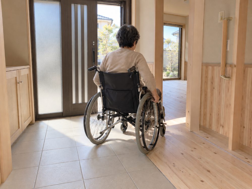 将来も移動しやすい住まいを考える平屋の室内イメージ