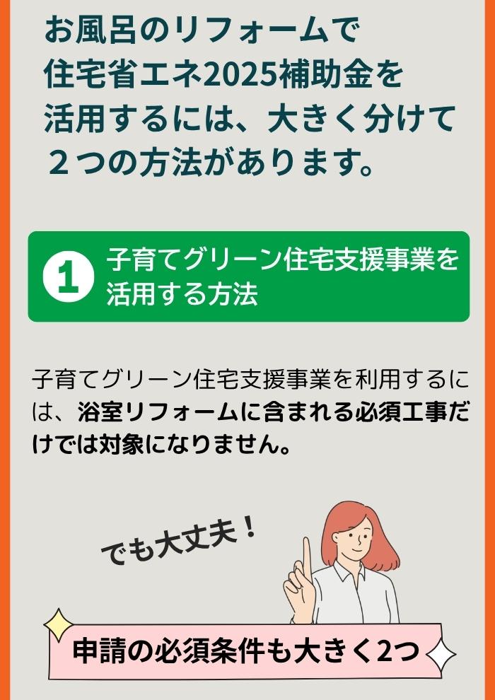 お風呂リフォーム×補助金選べる2つの申請ルート